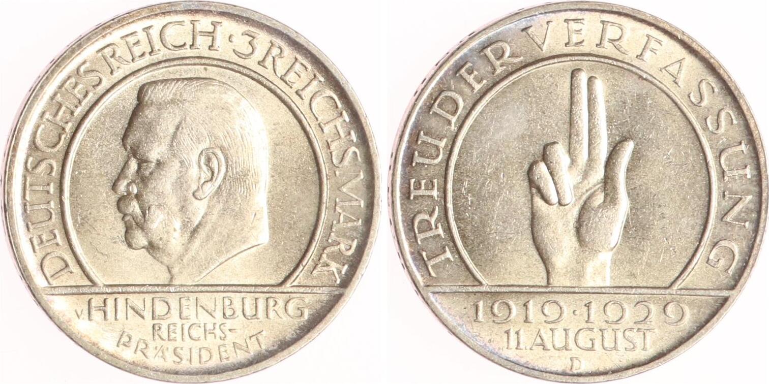 Weimarer Republik Reichsmark D Verfassung Vorz Glich Ma Shops