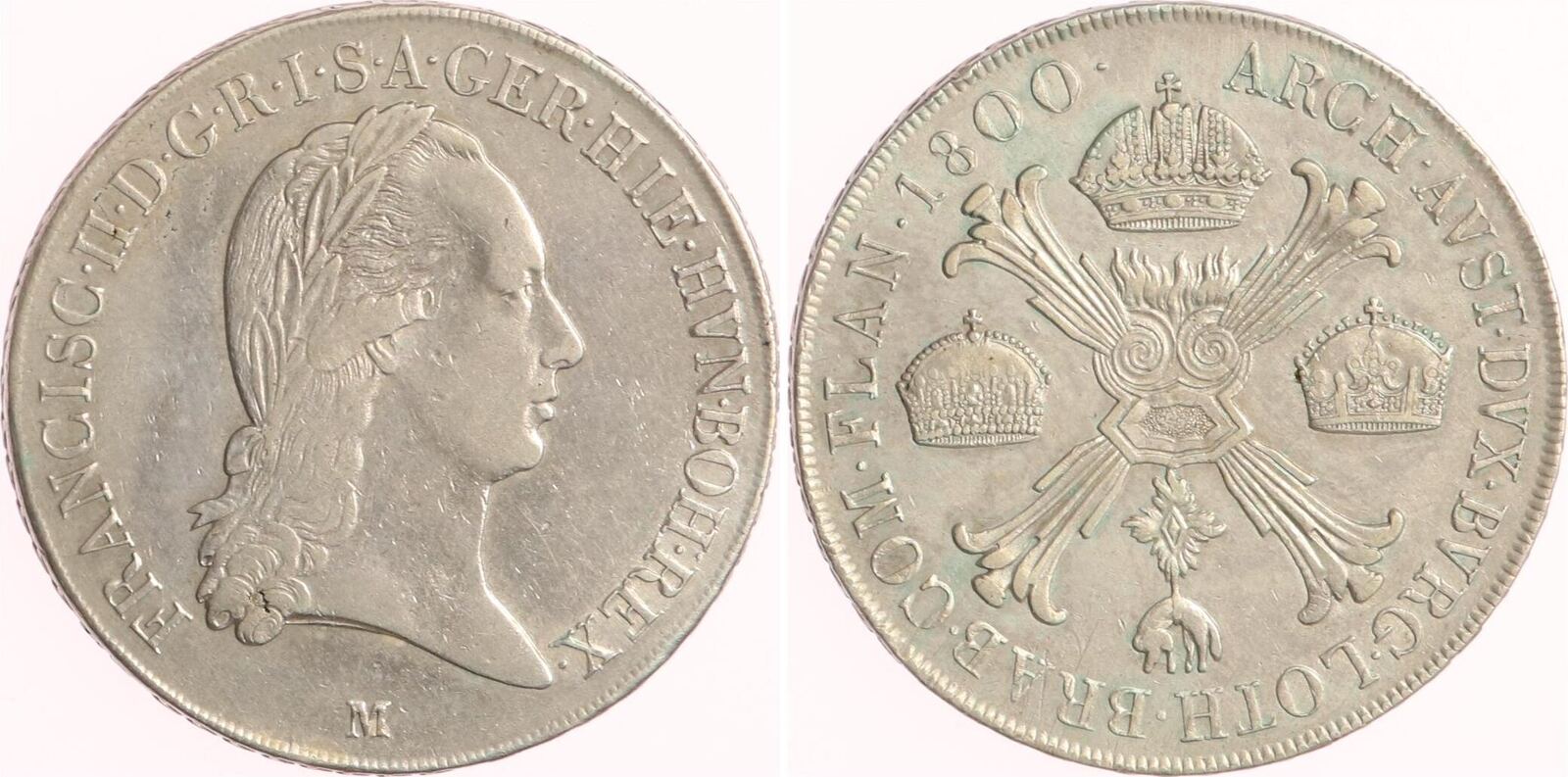 Österreich Kronentaler 1800 M Franz II I 1792 1835 Sehr schön MA