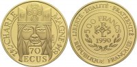 Frankreich 70 Ecus/500 Francs 5. Republik