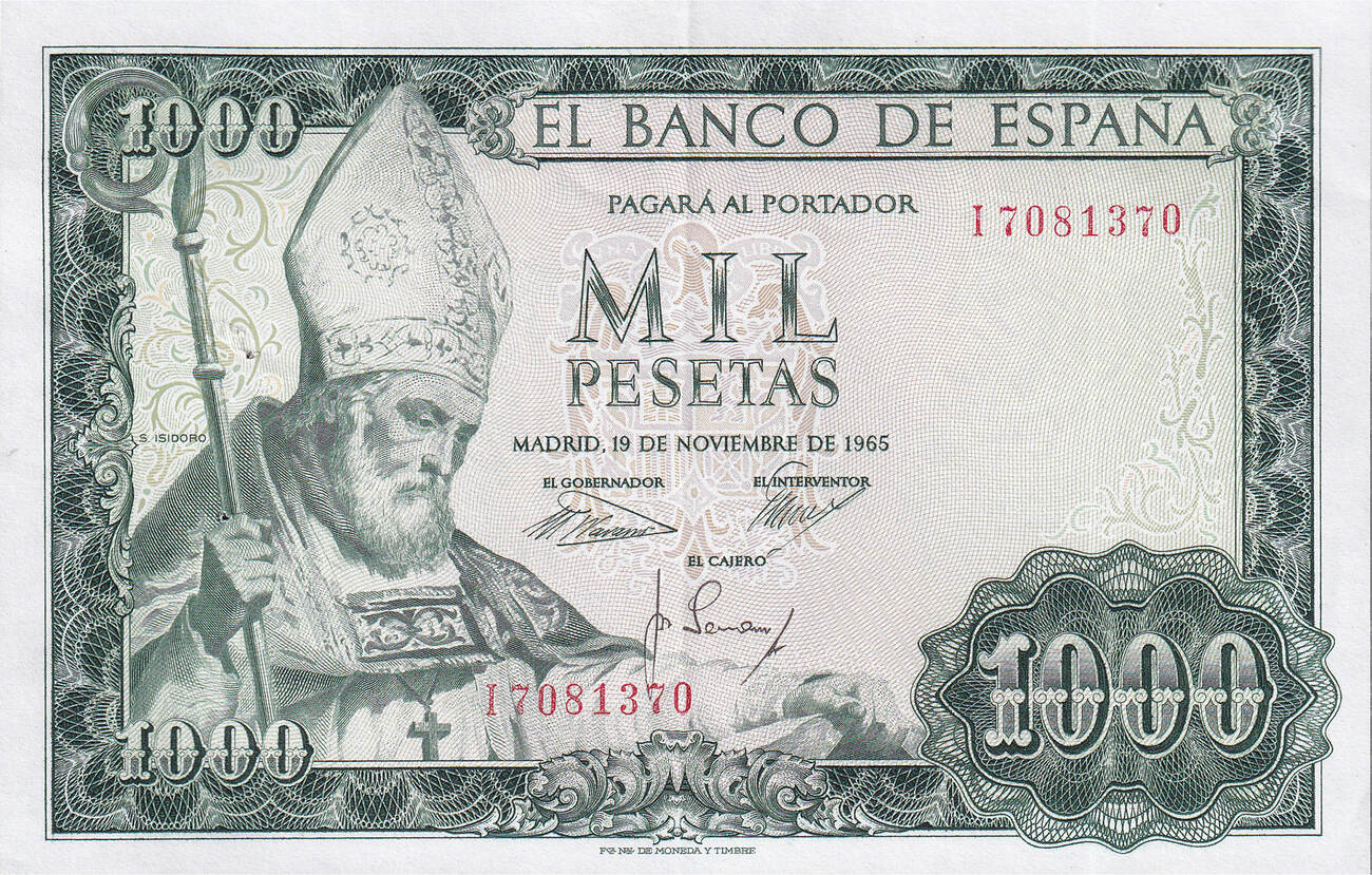 Spanien Pesetas Geldschein Km Vz Ma Shops