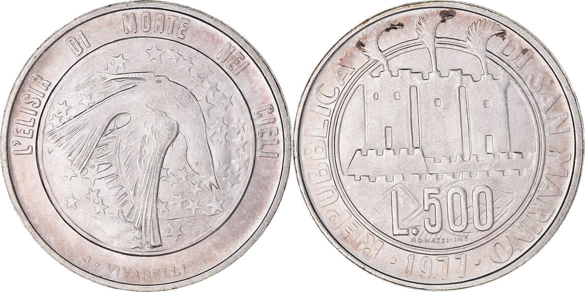 San Marino Lire M Nze Unz Silber Km Ma Shops