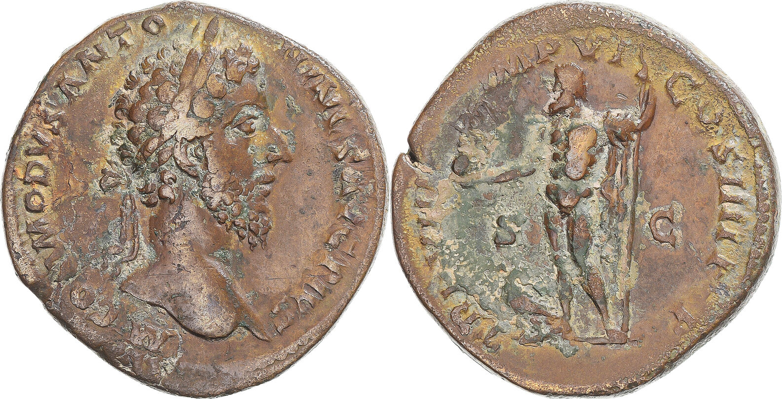 Sesterz Rome M Nze Commodus Rome Ss Bronze Ric Ma Shops