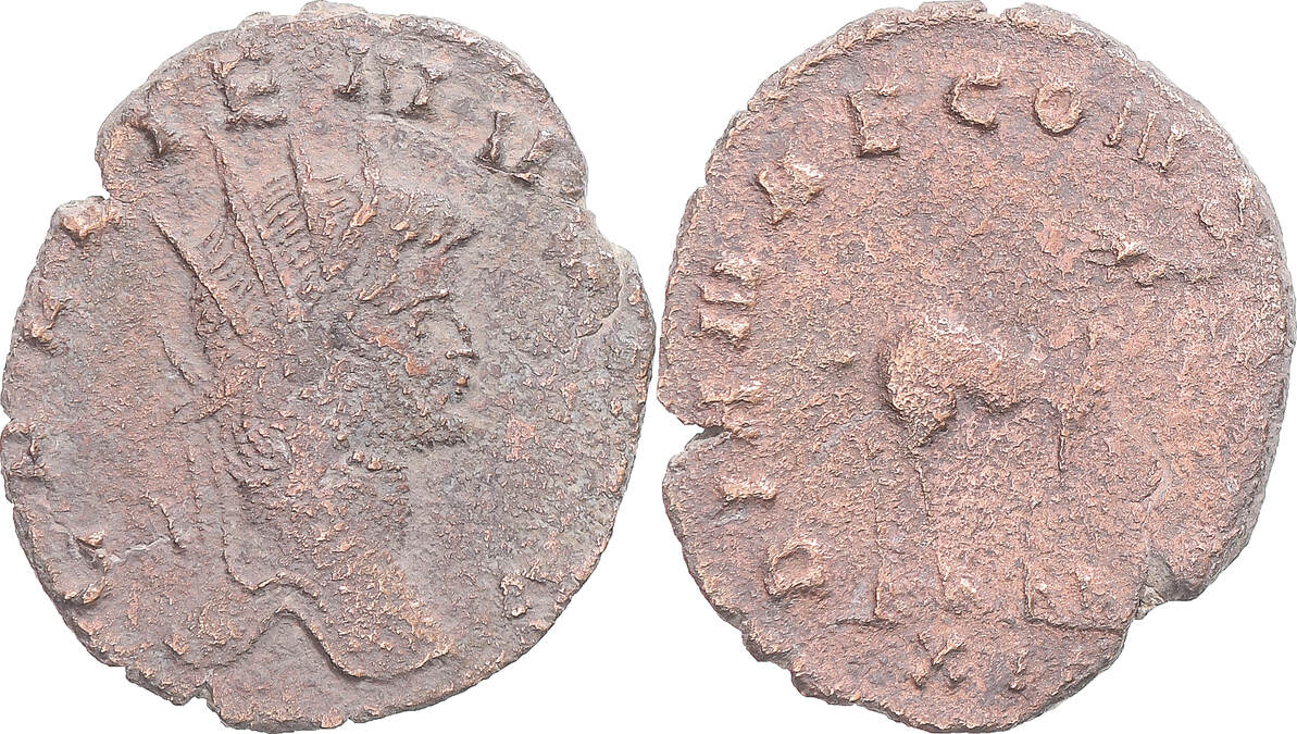 Antoninianus 260 268 Rome Münze Gallienus Rome S Billon RIC 181