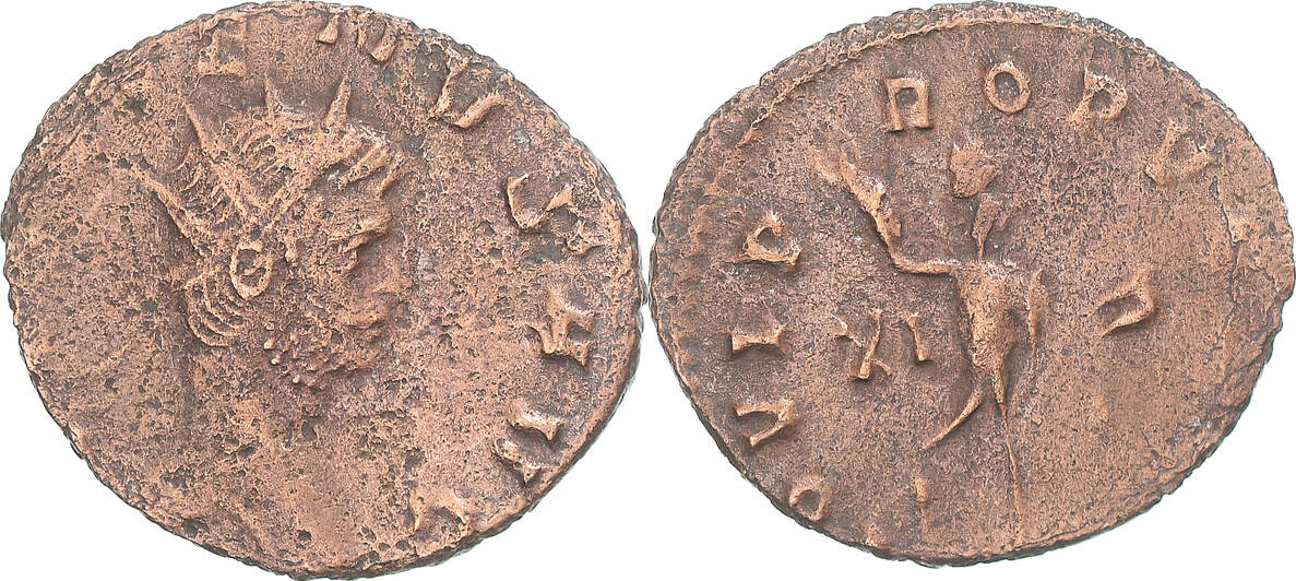 Antoninianus Asia M Nze Gallienus Asia S Billon Ric