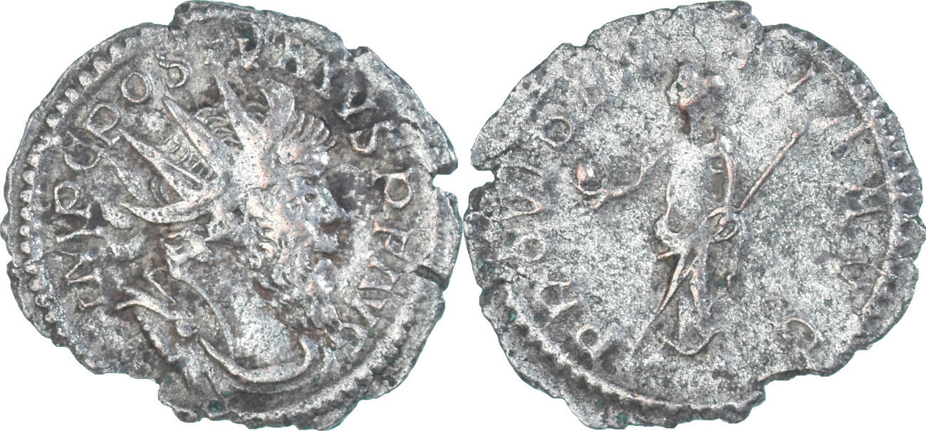 Antoninianus Lugdunum M Nze Postumus Lugdunum Ss Billon