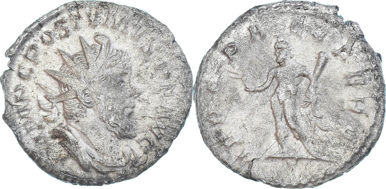 Antoninianus 260 269 Cologne Münze Postumus Cologne SS Billon RIC