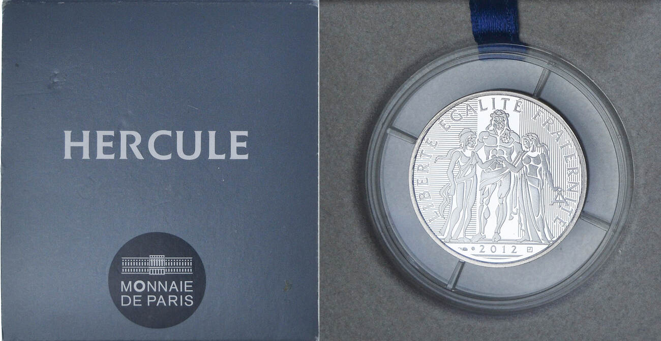 Frankreich 10 Euro 2012 Monnaie De Paris Hercule Monnaie De Paris