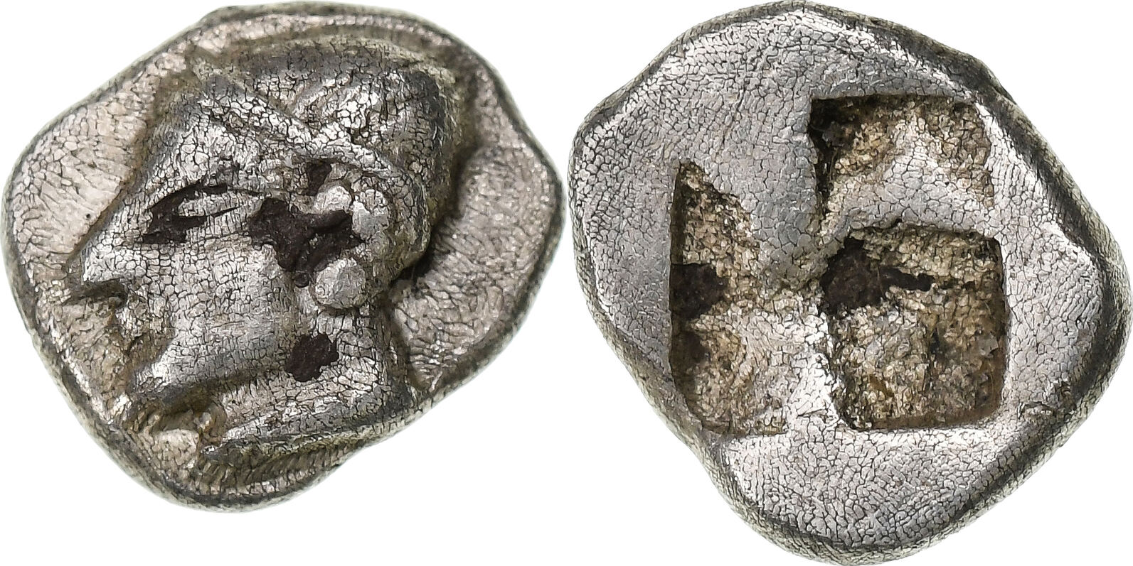 Obol Ca 521 478 BC Phokaia Ionia Phokaia Silber SS SNG VonAulock