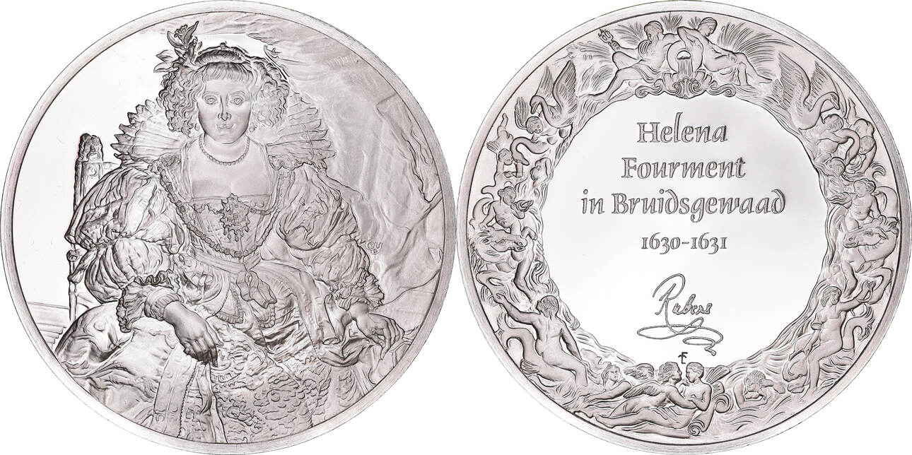 Frankreich Medaille Peinture Rubens H L Ne De Fourment Dans Sa