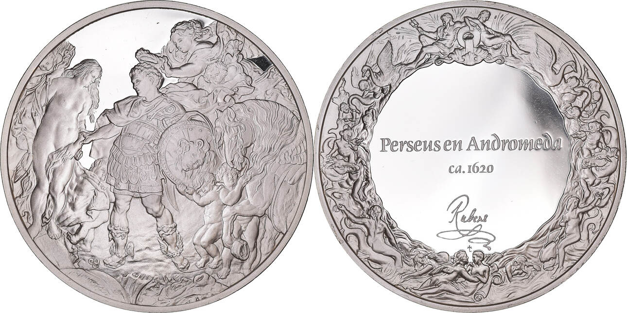 Frankreich Medaille Peinture Rubens Pers E Et Androm De Proof