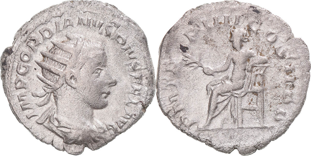 Antoninianus Rome M Nze Gordian Iii Rome S Billon Ric