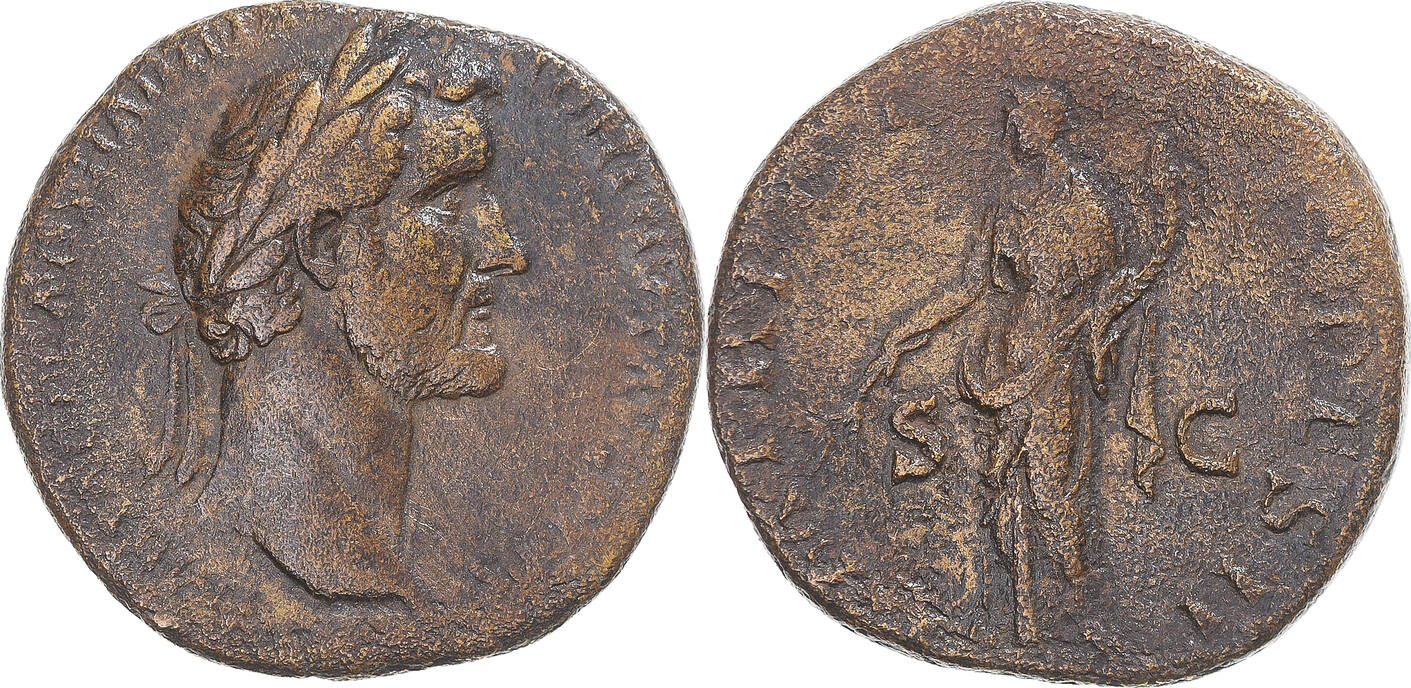 Sesterz Rome M Nze Antoninus Pius Rome S Bronze Ric C Ma