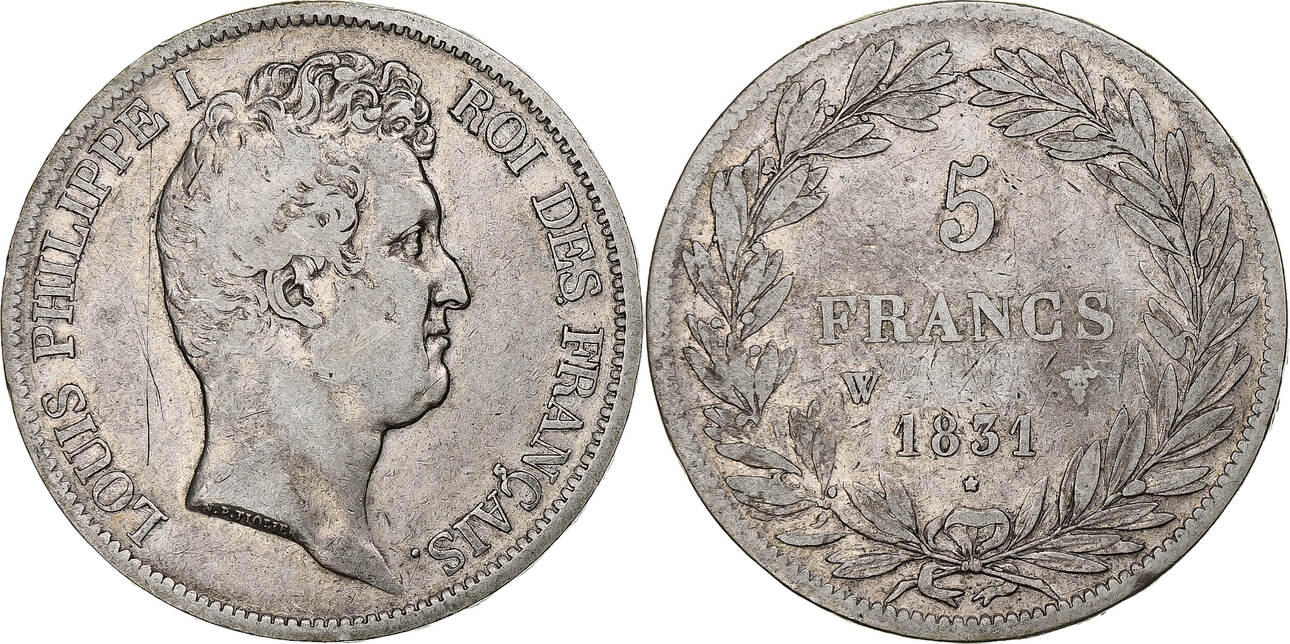 Frankreich Francs W M Nze Louis Philippe Lille S Silber Km