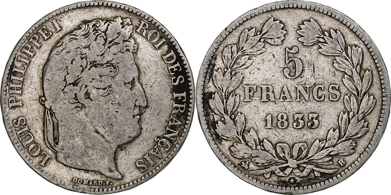 Frankreich Francs B M Nze Louis Philippe Rouen S Silber Km