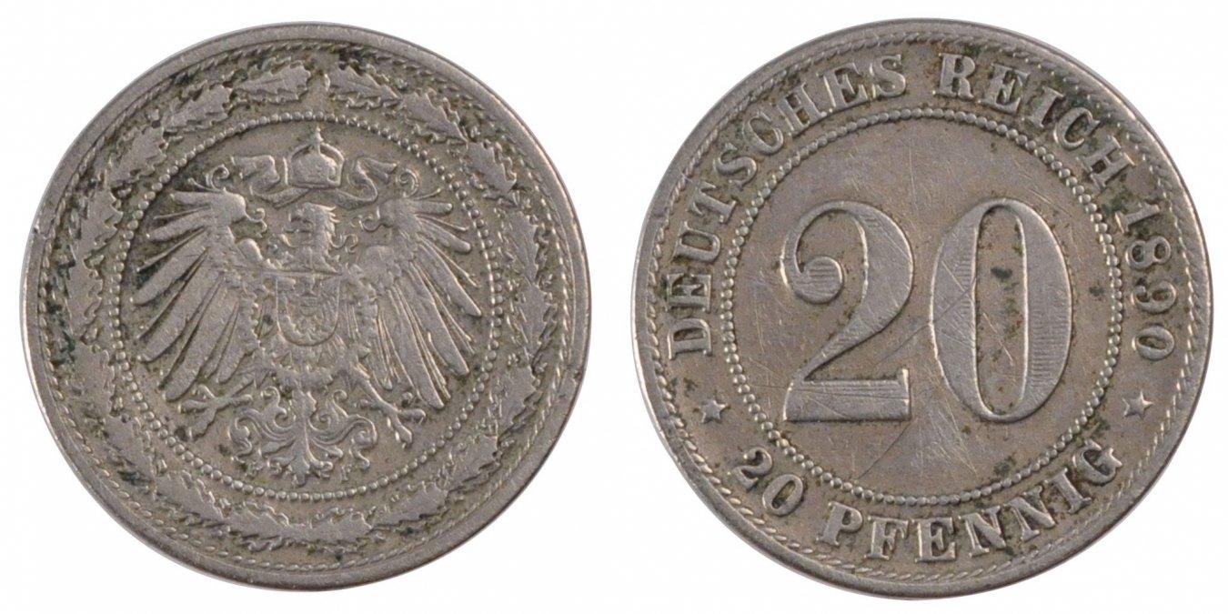 Germany Empire Pfennig D M Nze Stuttgart Ss Copper Nickel