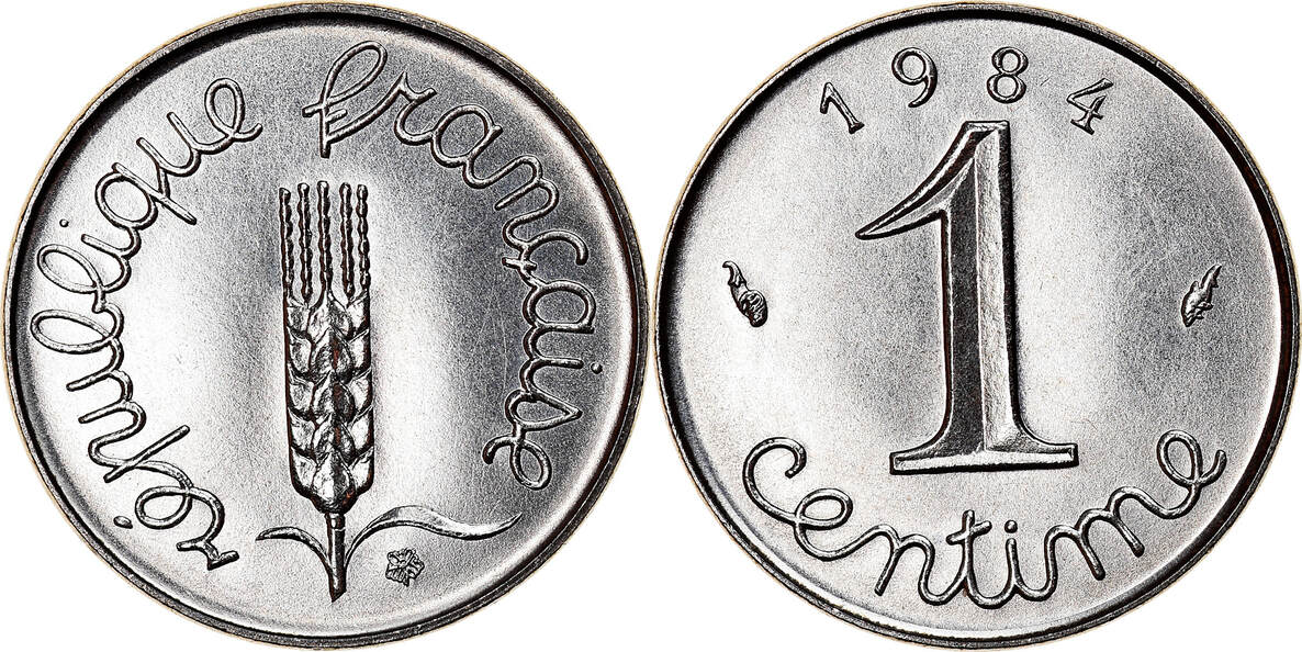 Frankreich Centime Paris M Nze Pi Paris Unz Stainless Steel