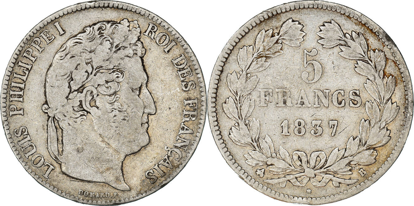 Frankreich Francs B M Nze Louis Philippe Rouen S Silber Km