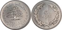 Lebanon 1 Livre Foreign Coins Münzen Lebanon, Republic, 1 Livre Essai