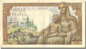 Banque De France 1000 Francs French Banknoten Frankreich 1000 Francs Type Déesse Déméter