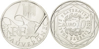 Euros (2002-Today) 10 Euro Coins Euromünzen Frankreich Vème République, 10 Euro des Régions, Auvergne, 2010