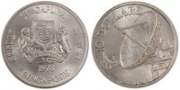 Singapore 10 Dollars Foreign Coins Münzen Singapore, Republic, 10 Dollars