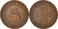 Colonial 1 Cent Colonial coins Französische Kolonien Indochine, 1 Cent 1894 A, KM 1