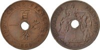 Colonial 1 Cent Colonial coins Französische Kolonien Indochine, 1 Cent 1899 A, KM 8