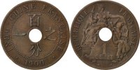 Colonial 1 Cent Colonial coins Französische Kolonien Indochine, 1 Cent 1900 A, KM 8