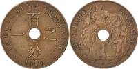 Colonial 1 Cent Colonial coins Französische Kolonien Indochine, 1 Cent 1919 A, KM 12.1