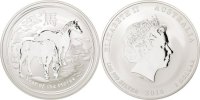 Australia 1 Dollar Foreign Coins Münzen Australie, 1 Dollar Année du Cheval 2014, 1 once Argent, KM