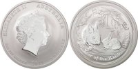 Australia 2 Dollars Foreign Coins Münzen Australie, 2 Dollars Année du Lapin 2011, 2 onces Argent, K