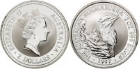 Australia 2 Dollars Foreign Coins Münzen Australie, 2 Dollars Kookaburra 1997, 2 onces Argent, KM 31