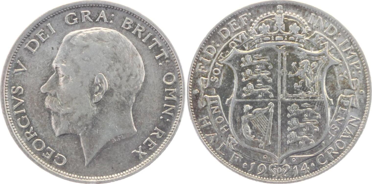 Grossbritannien Half Crown Georg V Vorz Glich Ma Shops