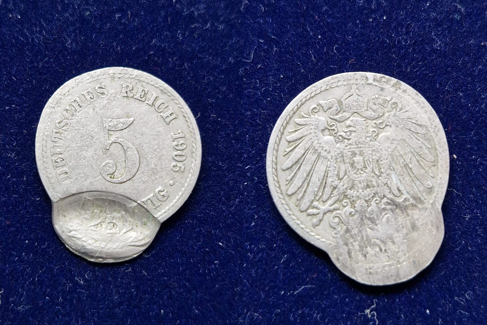 Kaiserreich Pfennig Fehlpr Gung Ss Doppelschlag Ma Shops