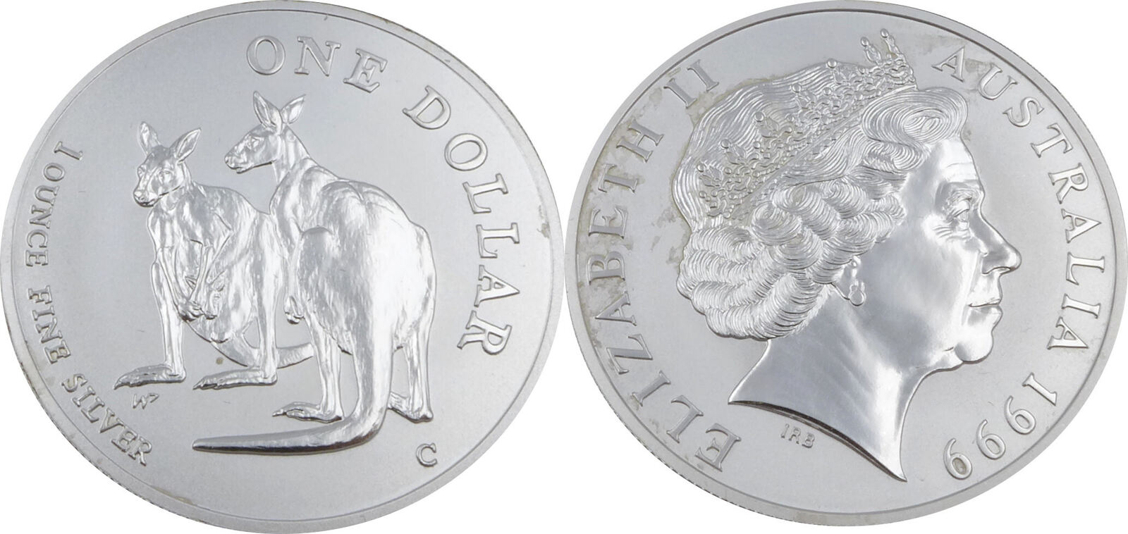 Australien 1 Dollar 1 Oz 1999 Känguru Stempelglanz MA Shops