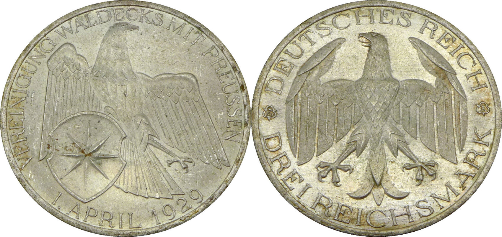 Deutschland Weimarer Republik Reichsmark A Zur Vereinigung