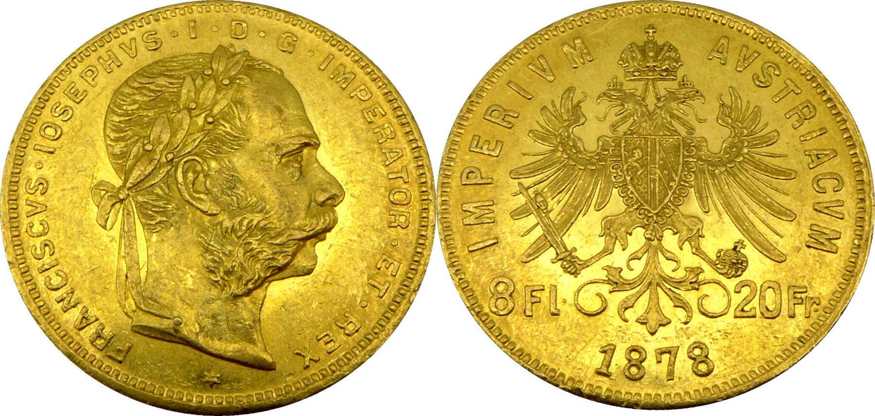 Sterreich Ungarn Franz Joseph I Florin Francs