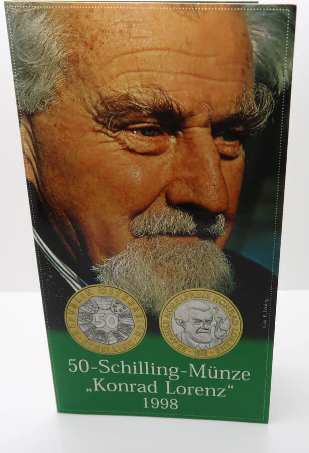 Österreich 50 Schilling 1998 Konrad Lorenz stgl MA Shops