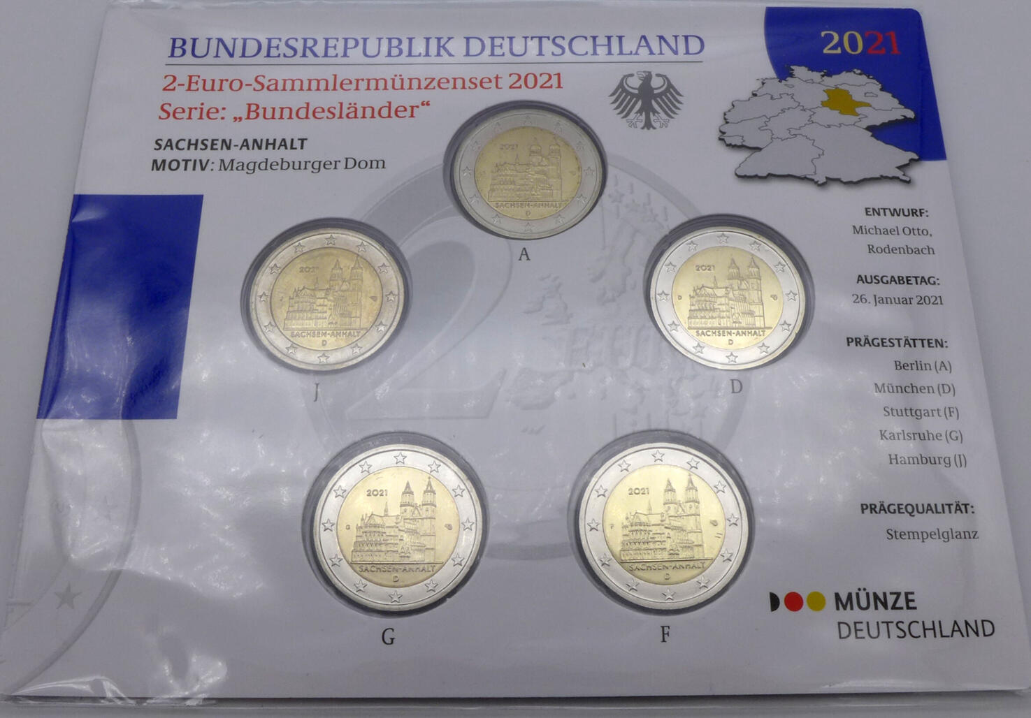 Bundesrepublik Deutschland Brd X Euro A D F G J Euro