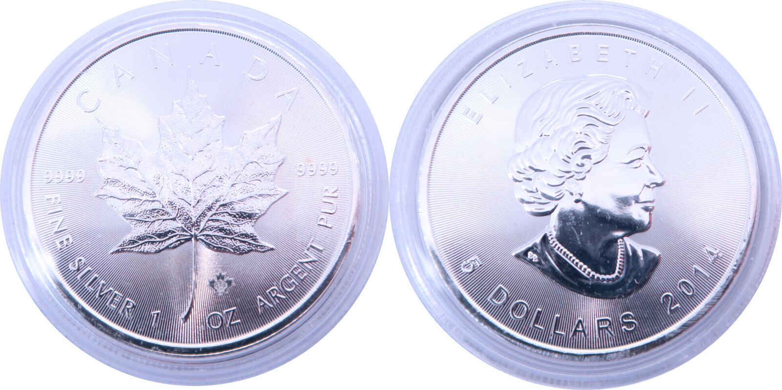 Kanada 5 Dollar 2014 Elisabeth II Maple Leaf Privy Mark Stgl MA Shops