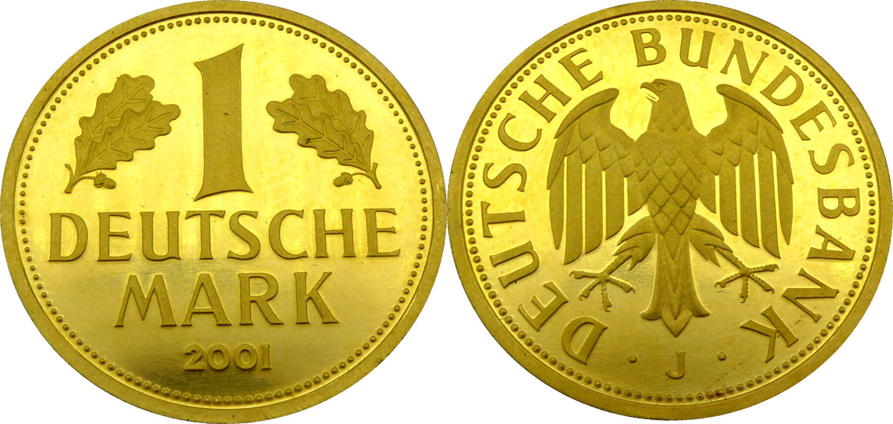 Bundesrepublik Deutschland Brd Deutsche Mark Gold J Dm