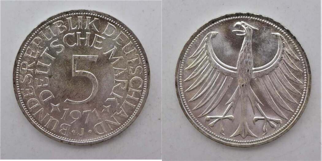 Bundesrepublik Deutschland Brd Deutsche Mark J F Nf Mark