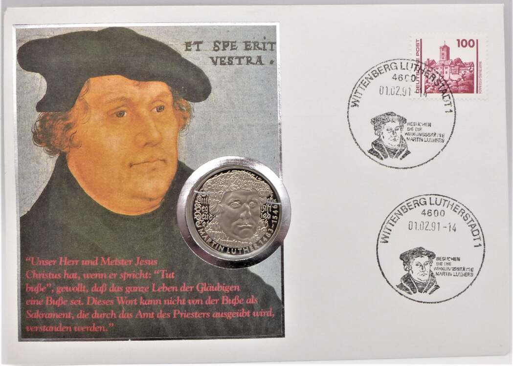 Bundesrepublik Deutschland Brd Deutsche Mark G Martin Luther