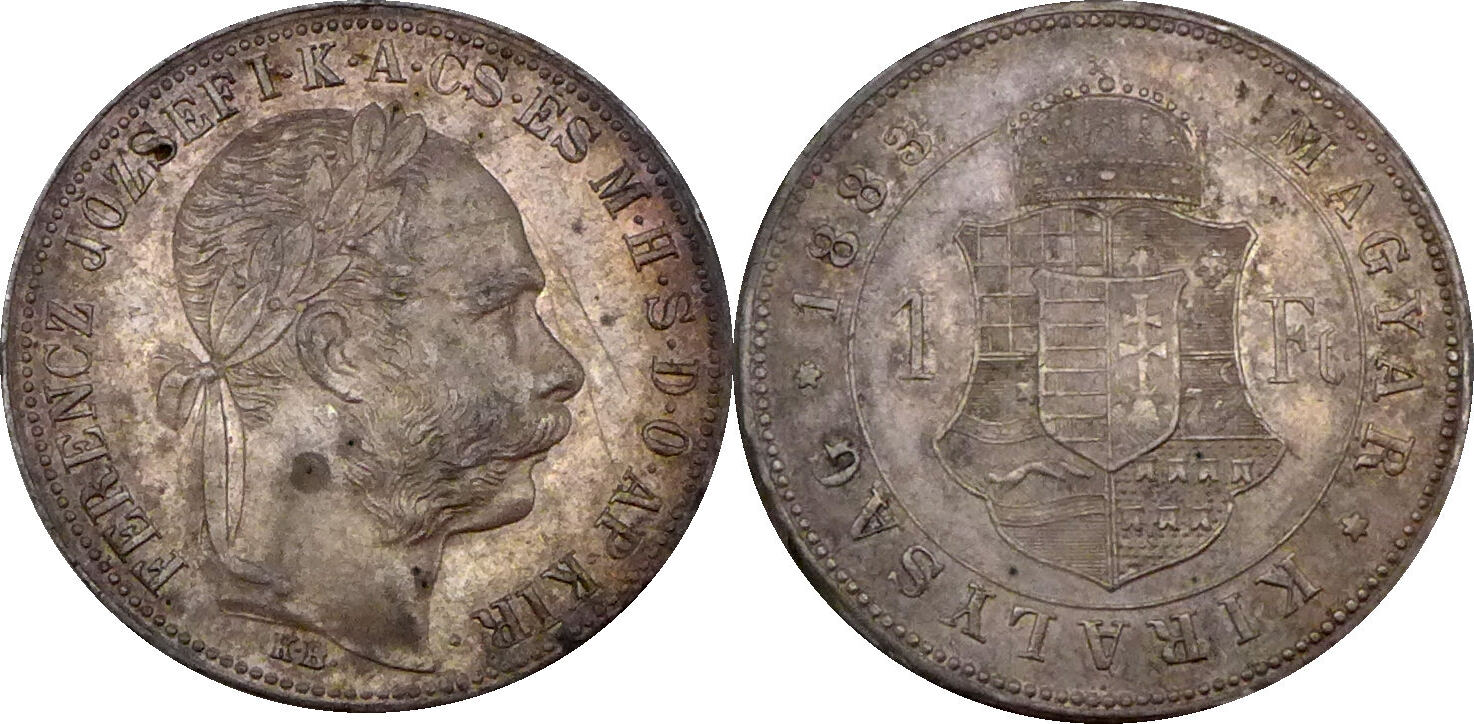 Sterreich Ungarn Forint Kb Franz Joseph I Ein