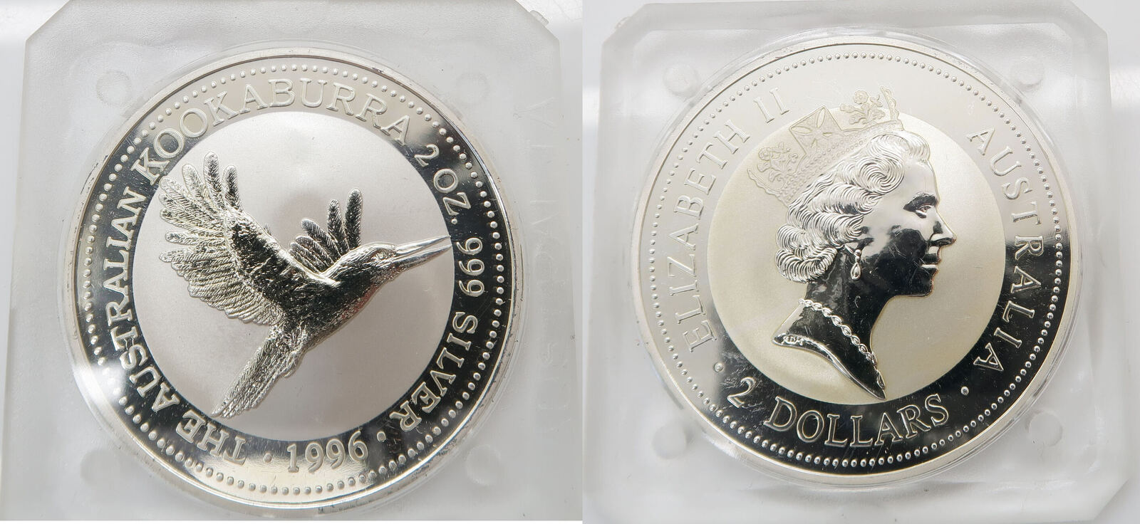 Australien 2 Dollars 1996 Elisabeth II Kookaburra Stgl Prooflike