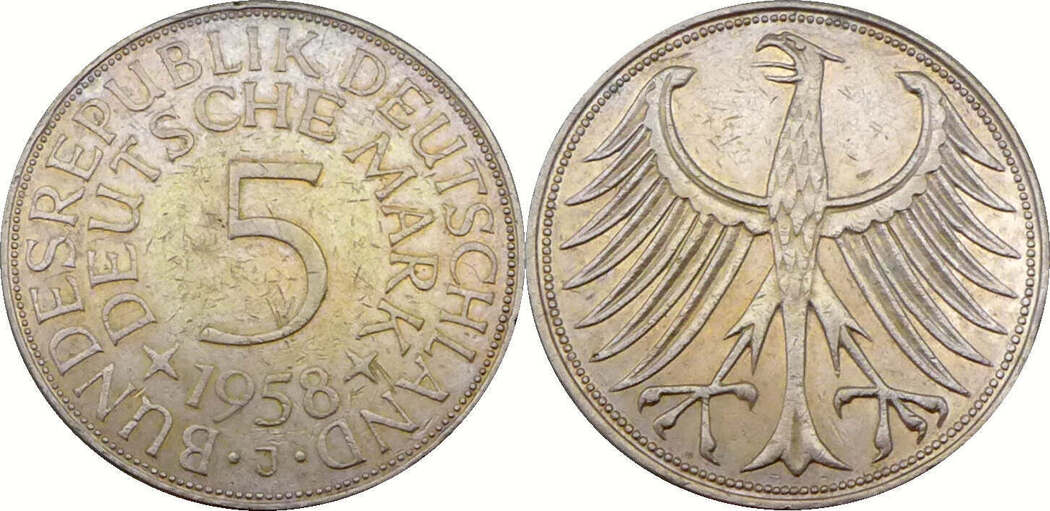 Bundesrepublik Deutschland Brd Deutsche Mark Dm J F Nf