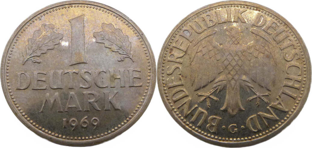 Bundesrepublik Deutschland Brd Deutsche Mark G Polierte Platte