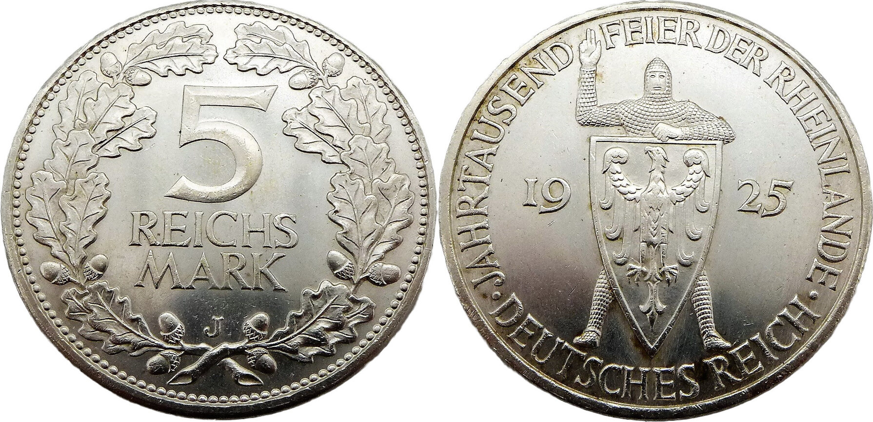 Weimarer Republik Reichsmark J F Nf Reichsmark