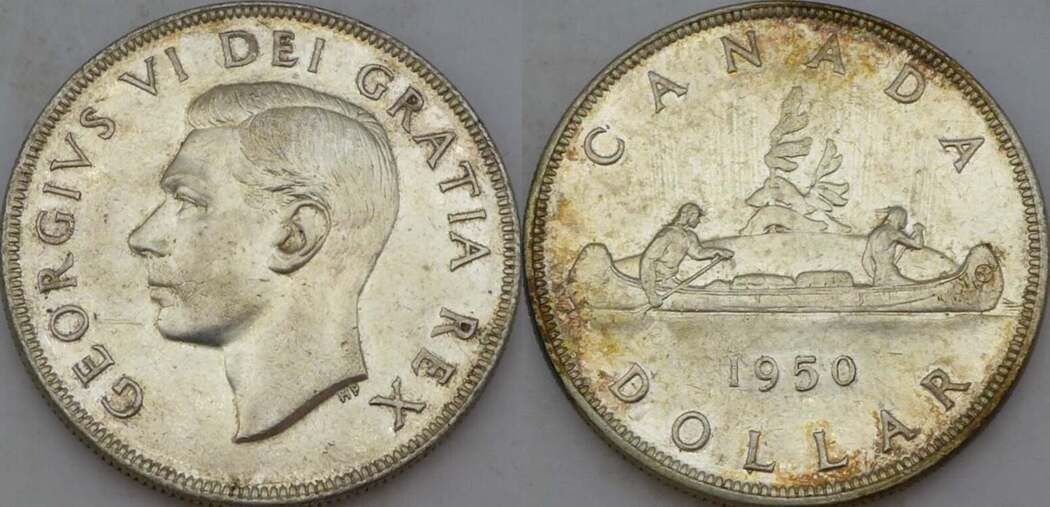 Kanada 1 Dollar Canada Dollar 1950 Georg VI 1936 1952