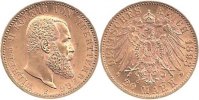 Deutschland Württemberg 20 Mark Gold J296 20 Mark Gold Wilhelm II. "F"
